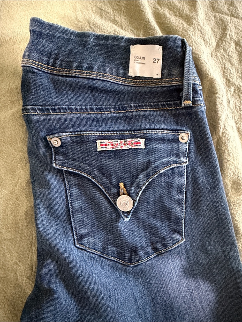 Hudson Jeans Women's Skinny Jeans in Dark Blue Denim